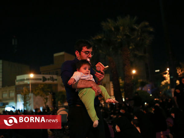 مراسم احیاء شب بیست ویکم ماه مبارک رمضان - میدان فلسطین