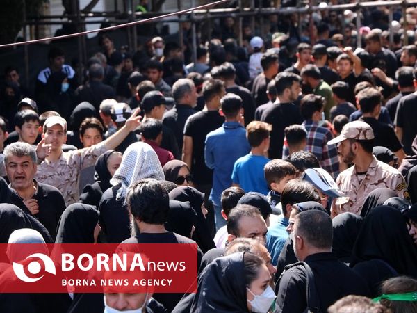 پیاده روی جاماندگان اربعین در شهرستان ری