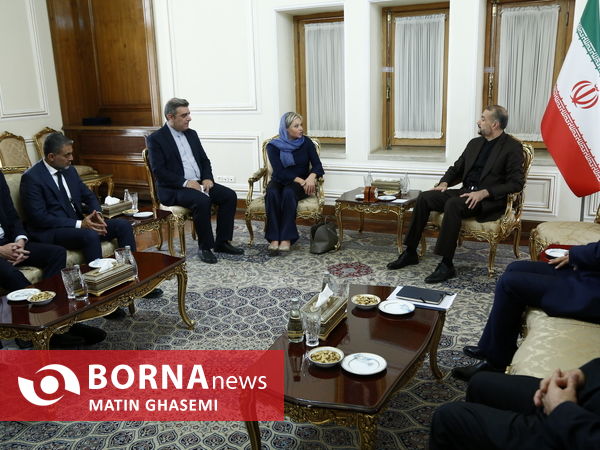 دیدار وزیر امور خارجه ایران با نماینده دبیرکل سازمان ملل در امور عراق