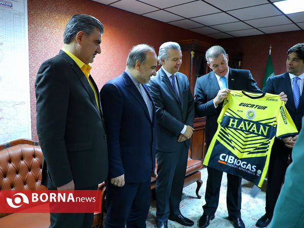 دیدار پارلمانی سفیر برزیل با وزیر ورزش