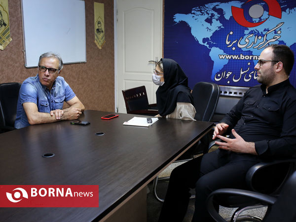 حضور علی فروتن در خبرگزاری برنا