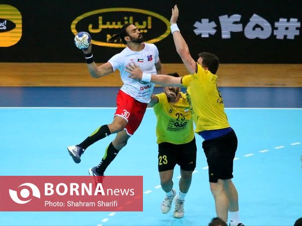 دیدار تیم های هندبال الکویت کویت - سپاهان