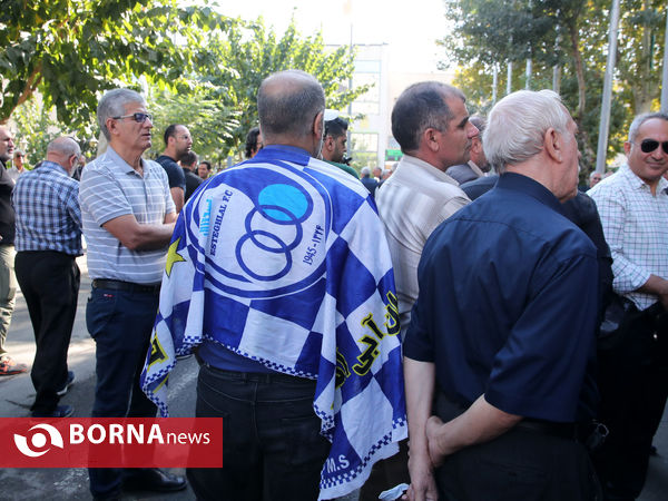 تشییع پیکر جعفر کاشانی پیشکسوت فوتبال