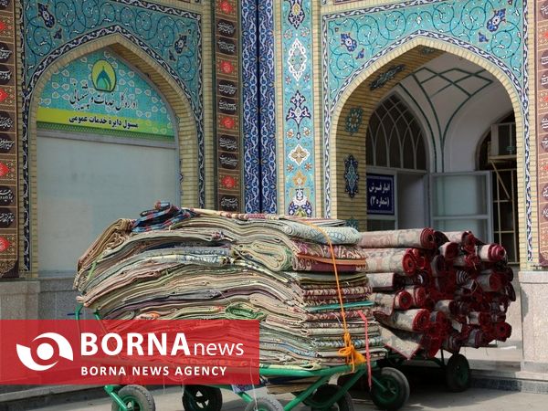 مراسم جاماندگان اربعین حسینی در شهرستان ری