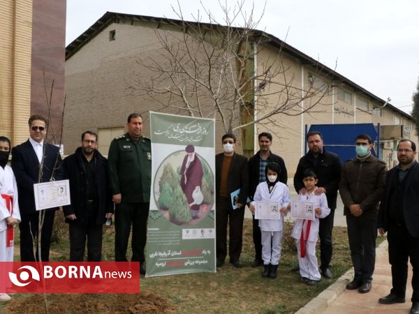 مراسم روز درختکاری جامعه ورزش آذربایجان‌غربی با حضور مازیار ناظمی