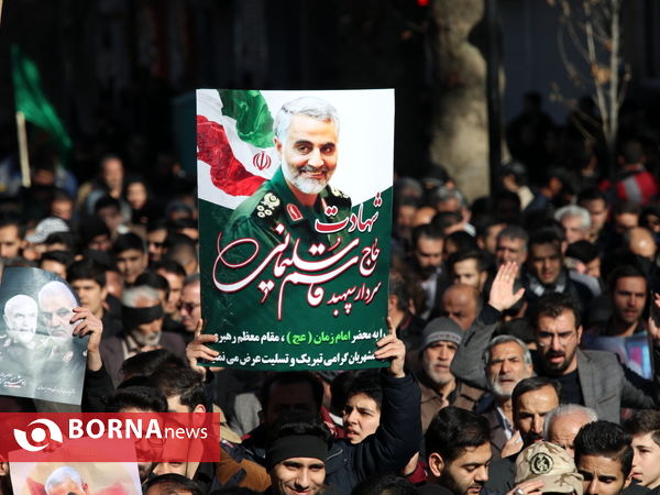تجمع عاشورایی همدانی ها در پاسداشت شهید سلیمانی