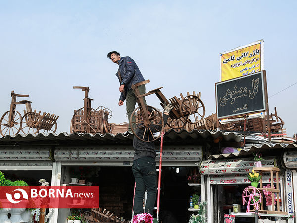 یلدا در بازار گل تهران