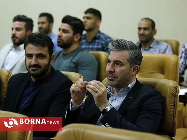در حاشیه دیدار صمیمی ریاست جمهور با ورزشکاران