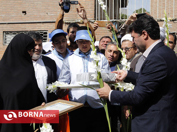 مراسم گلباران محل شهادت استاد مطهری