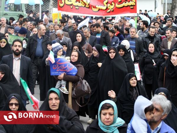 راهپیمایی روز 22 بهمن- شهرستان لاهیجان