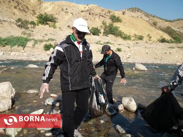 پاکداشت طبیعت حاشیه رودخانه جاجرود