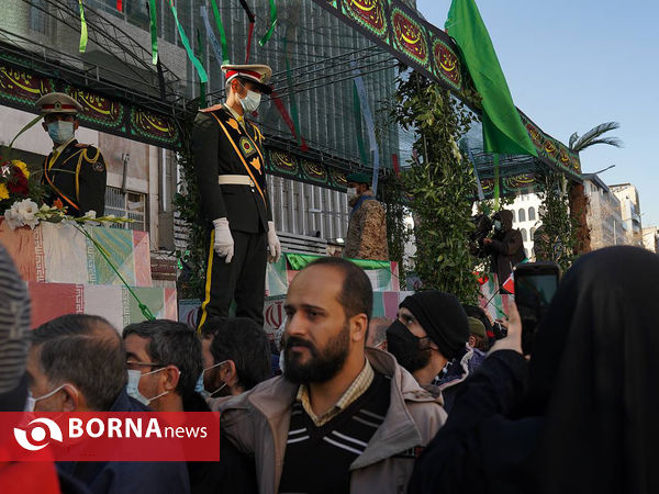 تشییع پیکرهای مطهر شهیدان گمنام دفاع مقدس - تهران