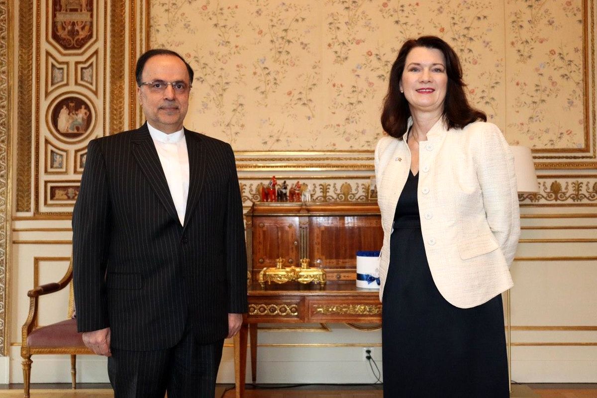 دیدار سفیر ایران با وزیر امور خارجه سوئد 
