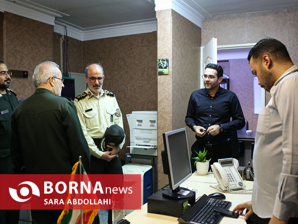 حضور فرمانده قرارگاه مرکزی مهارت آموزی نیروهای مسلح در خبرگزاری برنا