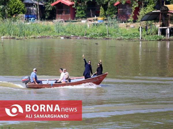 مسابقات قایقرانی در بندرانزلی