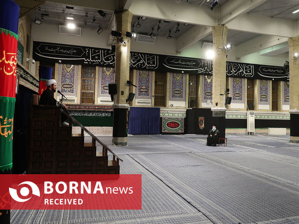 دومین شب عزاداری اباعبدالله الحسین(ع) با حضور رهبر انقلاب