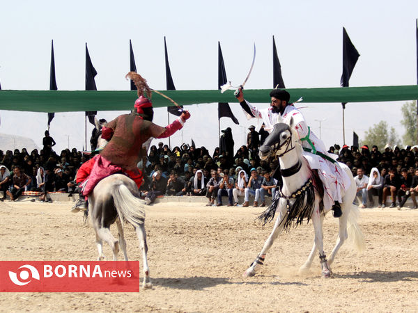 تعزیه روز عاشورا در روستای چاه شرف شهرستان مُهر استان فارس