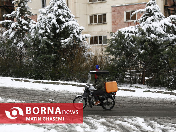 بارش برف در تهران