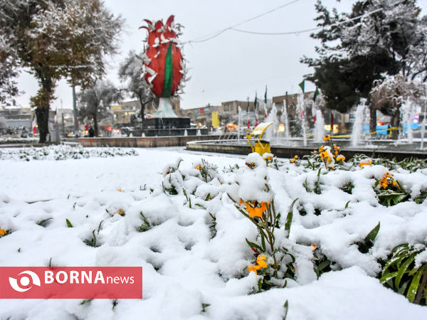 چهره زمستانی اراک در آخرین ماه پاییز