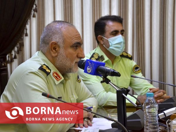 نشست خبری فرمانده انتظامی استان مازندران