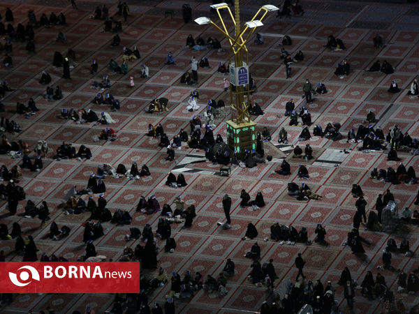 مراسم احیای شب نوزدهم ماه رمضان در حرم مطهر رضوی