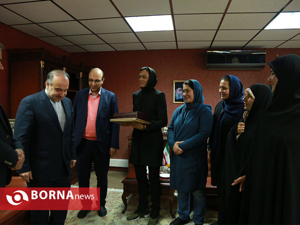 دیدار عوامل فیلم سینمایی صفر تا سکو با وزیر ورزش و جوانان