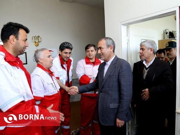 بازدید استاندار آذربایجان شرقی از  پایگاه های امداد و نجات استان