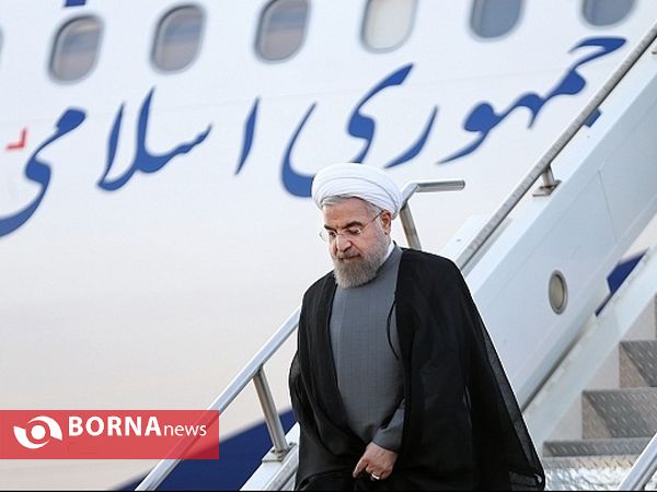 ورود رئیس جمهوری به نیویورک
