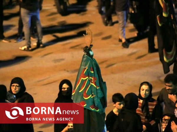 عزاداری شب هشتم محرم در ساری