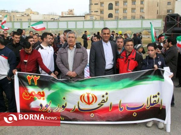 حضور پرشور ورزشکاران و مردم اصفهان در راهپیمایی 22 بهمن
