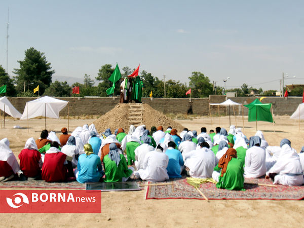 بازسازی واقعه غدیر در شهر زرقان فارس