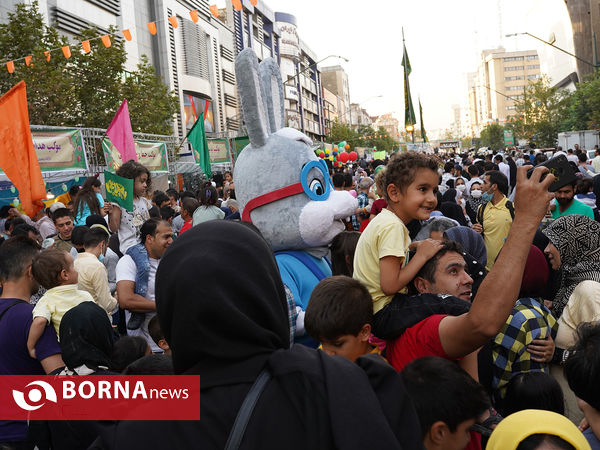 مهمانی ۱۰ کیلومتری به مناسبت عید غدیر