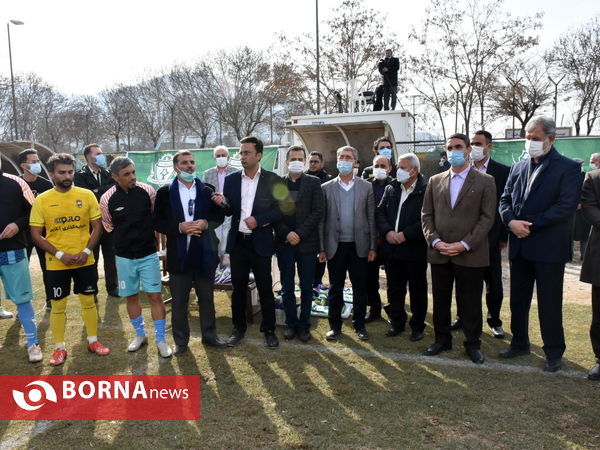 دیدار دوستانه تیم های پیشکسوتان آلومینیوم اراک و یاران رسانه