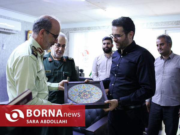 حضور فرمانده قرارگاه مرکزی مهارت آموزی نیروهای مسلح در خبرگزاری برنا