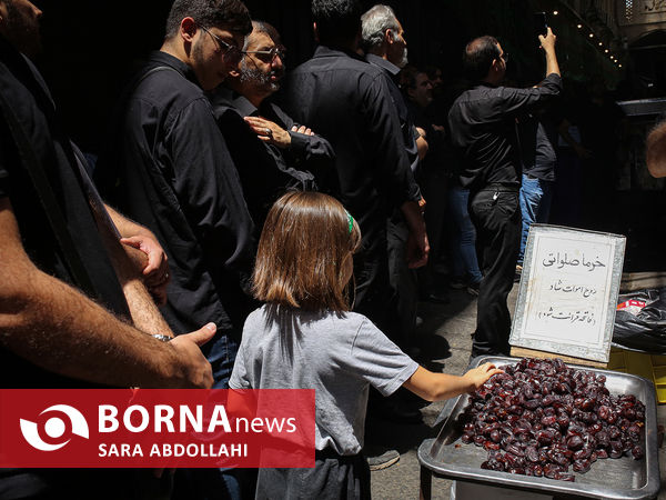 عزاداری روز تاسوعای حسینی علیه السلام در بازار تهران 