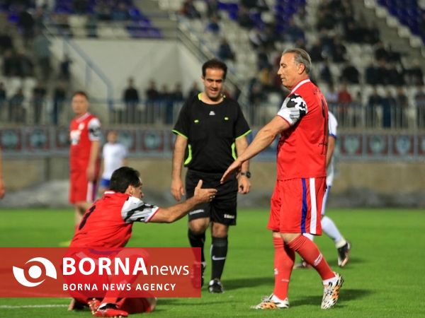 در حاشیه دیدار دوستانه پیشکسوتان تیم ملی _ پیشکسوتان ملوان