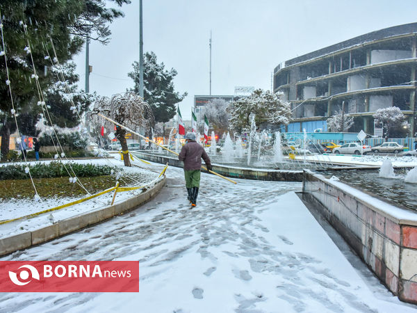 چهره زمستانی اراک در آخرین ماه پاییز