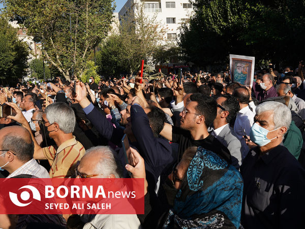 تشییع پیکر هوشنگ ابتهاج (سایه )