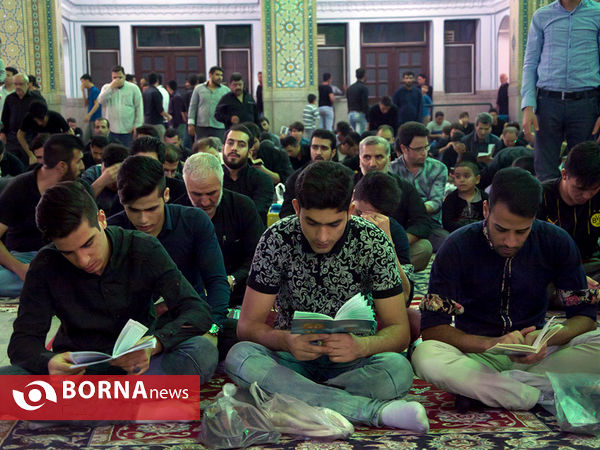 شب بیست و یکم ماه رمضان در مسجد شاه‌عبدالعظیم