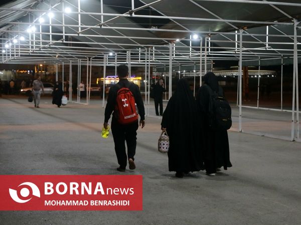 حال و هوای مشایه های حسینی مرز شلمچه 