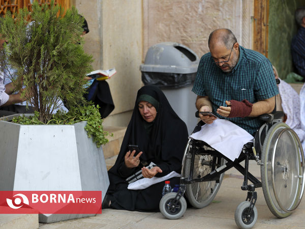 برگزاری مراسم دعای عرفه در حرم شاهچراغ(ع)