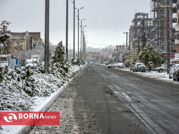 چهره زمستانی اراک در آخرین ماه پاییز