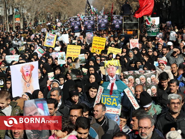 تجمع عاشورایی همدانی ها در پاسداشت شهید سلیمانی