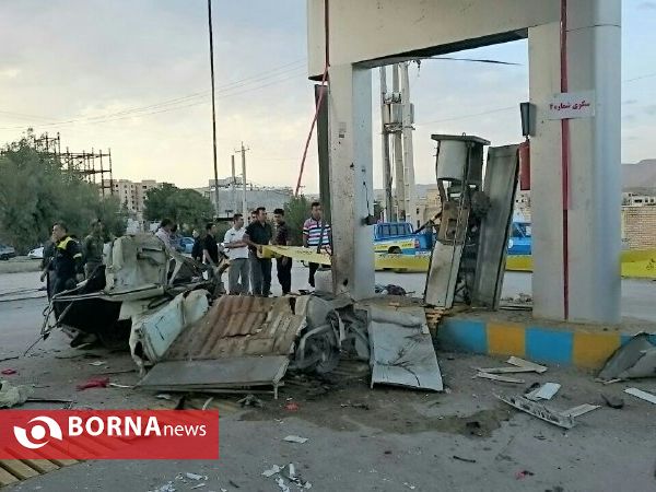 انفجار جایگاه گاز در مسجدسلیمان