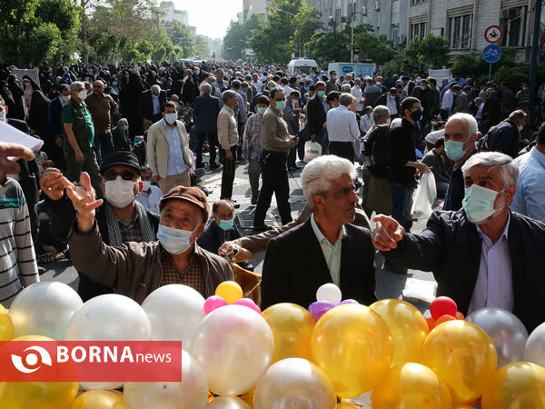 نماز عید سعید فطر - حوالی دانشگاه تهران