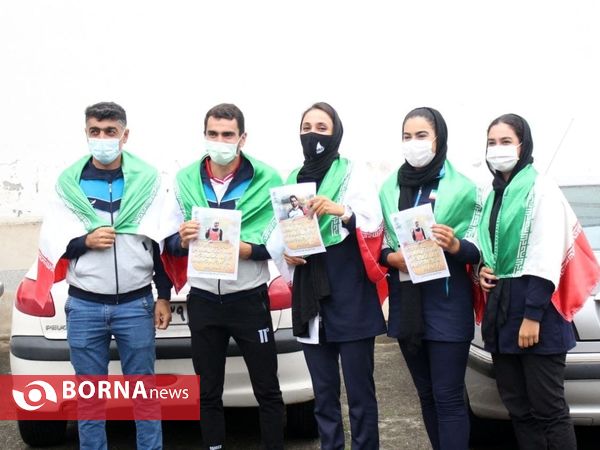 مراسم استقبال از مقام آوران مسابقات انتخابی المپیک _ بندرانزلی