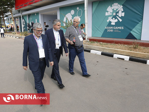 بازدید صالحی امیری از مسابقات تنیس در بالمانگ