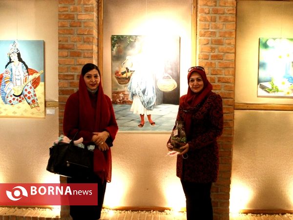 افتتاحییه نمایشگاه نقاشی های هنرمندان هنرکده کاندینسکی