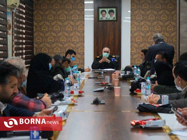 نشست خبری سردار میرزایی فرمانده انتظامی استان مازندران با اصحاب رسانه