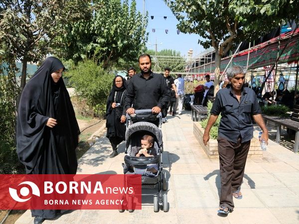 مراسم جاماندگان اربعین حسینی در شهرستان ری